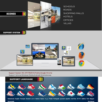 A8B5-Mini 8 Channel 1080P 2.0 Mega Pixel 8 x Bullet AHD Cameras Mini AHD DVR Kit, Support Night Vision / Motion Detection, IR Distance: 20m, A8B5-Mini Kit