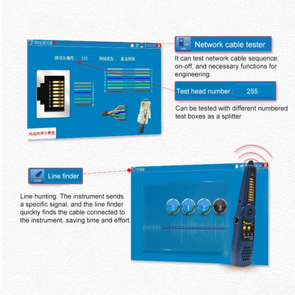 IPC9800Plus+ 4K H.265 Network Coaxial Engineering Video Surveillance Tester with 7 inch IPS Display, AU Plug, SPC5457AU, SPC5457EU, SPC5457UK, SPC5457US