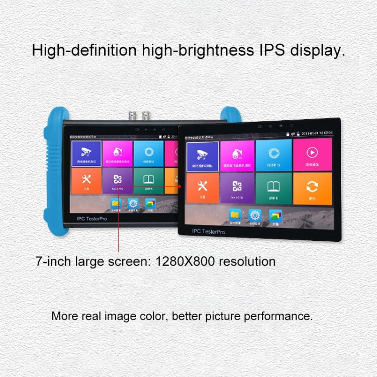 IPC9800Plus+ 4K H.265 Network Coaxial Engineering Video Surveillance Tester with 7 inch IPS Display, AU Plug, SPC5457AU, SPC5457EU, SPC5457UK, SPC5457US
