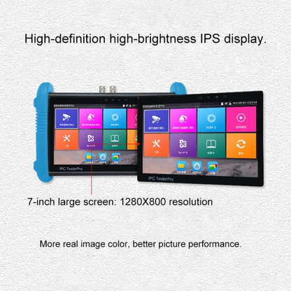IPC9800Plus+ 4K H.265 Network Coaxial Engineering Video Surveillance Tester with 7 inch IPS Display, AU Plug, SPC5457AU, SPC5457EU, SPC5457UK, SPC5457US