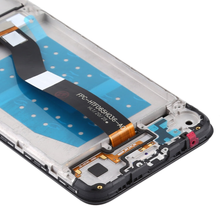 LCD Screen and Digitizer Full Assembly With Frame for Motorola Moto G8 Power Lite, For Moto G8 Power Lite