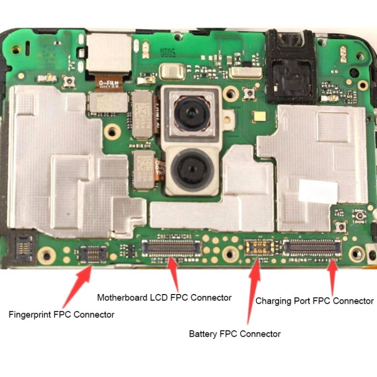 10 PCS Motherboard LCD Display FPC Connector for Huawei Honor 4A / P8 Lite, For Huawei Honor 4A