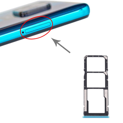 SIM Card Tray + SIM Card Tray + Micro SD Card Tray for Xiaomi Redmi Note 9S / Redmi Note 9 Pro Max / Redmi Note 9 Pro India / Note 10 Lite, For Xiaomi Redmi Note 9S / Redmi Note 9 Pro Max / Redmi Note 9 Pro India