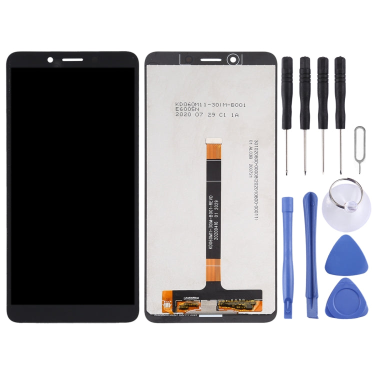 LCD Screen and Digitizer Full Assembly for Nokia C3, For Nokia C3