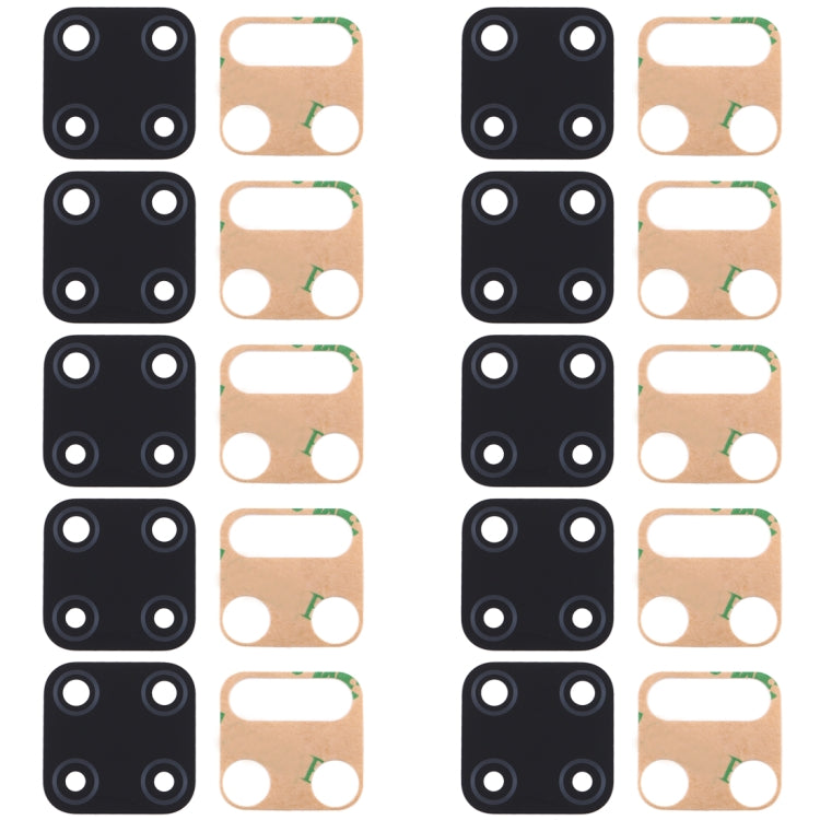 For OPPO Realme C15 10pcs Back Camera Lens, For OPPO Realme C15