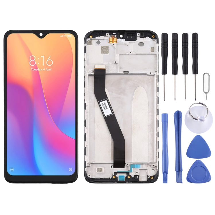 LCD Screen and Digitizer Full Assembly With Frame for Xiaomi Redmi 8A / Redmi 8 / Redmi 8A Dual / Redmi 8A Pro, For Xiaomi Redmi 8A