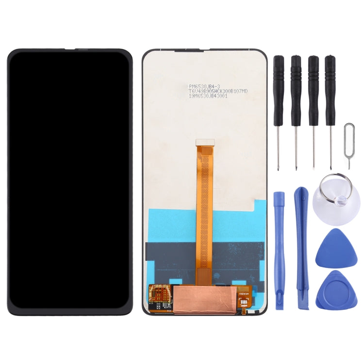 LCD Screen and Digitizer Full Assembly for Motorola One Hyper, For One Hyper