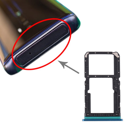 For OPPO Reno2 PCKM70 PCKT00 PCKM00 CPH1907  SIM Card Tray + SIM Card Tray / Micro SD Card Tray, For OPPO Reno2