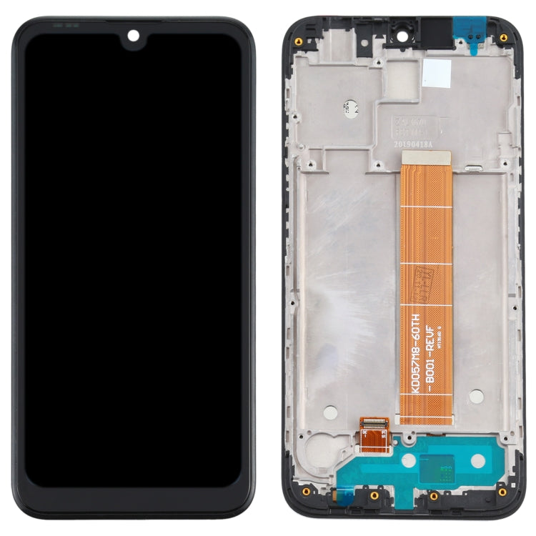 Original LCD Screen and Digitizer Full Assembly With Frame for Nokia 2.2 TA-1183 / TA-1179 / TA-1191 / TA-1188, For Nokia 2.2
