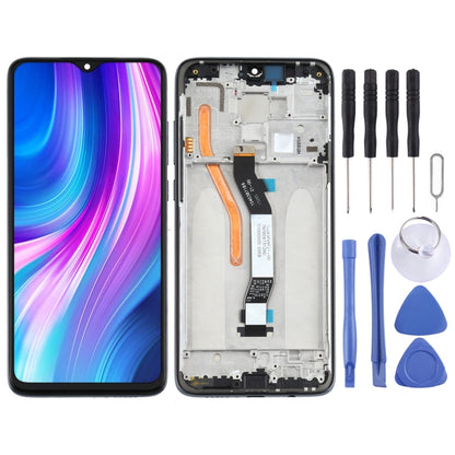 LCD Screen and Digitizer Full Assembly with Frame for Xiaomi Redmi Note 8 Pro(Single SIM Card), For Xiaomi Redmi Note 8 Pro (Sing card), For Xiaomi Redmi Note 8 Pro