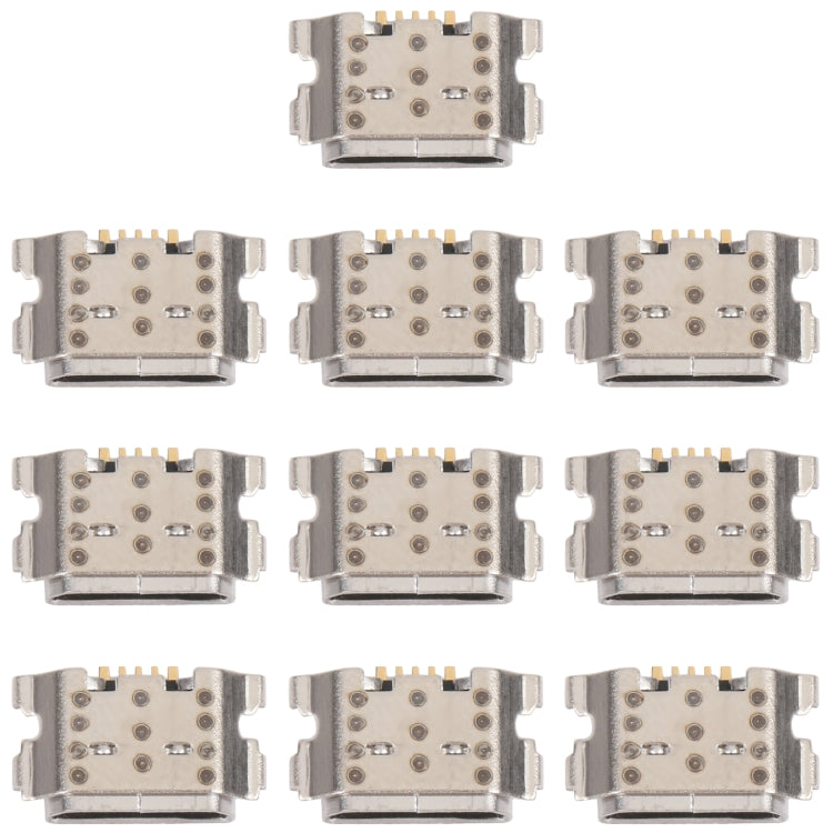 10 PCS Charging Port Connector for Xiaomi Redmi 9A/Redmi 9C NFC/Redmi 9C, For Xiaomi Redmi 9A