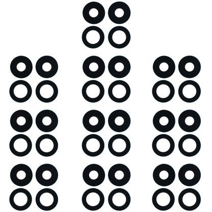 For OPPO Reno4 SE/A93 4G/OPPO Reno4 F/Reno4 Lite/F17 Pro PEAT00 PEAM00 10pcs Back Camera Lens, For OPPO Reno4 SE/A93 4G