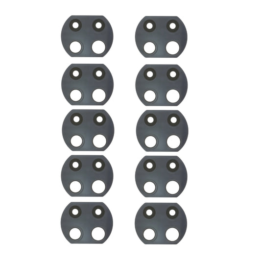 10 PCS Back Camera Lens for Xiaomi Redmi Note 9 Pro 5G M2007J17C, For Xiaomi Redmi Note 9 Pro 5G