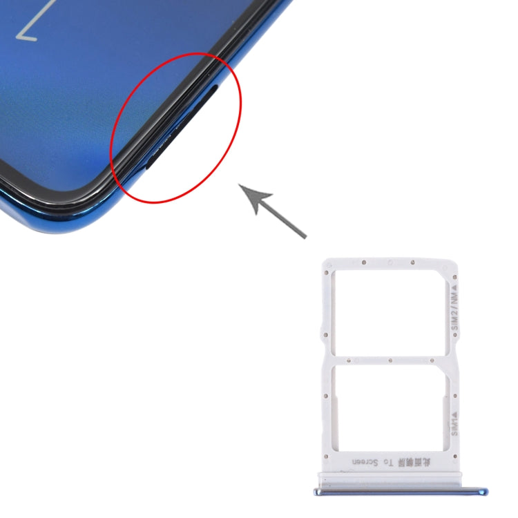 SIM Card Tray + SIM Card Tray / NMicro Card Tray for Honor X10 Max 5G, For Honor X10 Max 5G