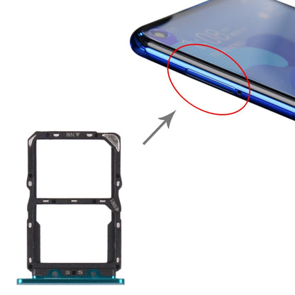SIM Card Tray + NM Card Tray for Huawei Nova 5 Pro, For Huawei Nova 5 Pro