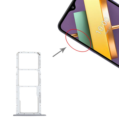 SIM Card Tray + SIM Card Tray + Micro SD Card Tray for LG K22 LMK200Z LMK200E LMK200B LM-K200, For LG K22  (Double SIM)