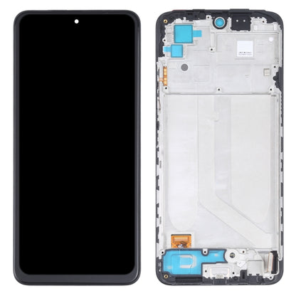 OLED Material LCD Screen and Digitizer Full Assembly With Frame for Xiaomi Redmi Note 10 4G / Redmi Note 10s 4G / Redmi Note 11 SE India / Poco M5s  M2101K7AI M2101K7AG M2101K7BG M2101K7BI M2101K7BNY