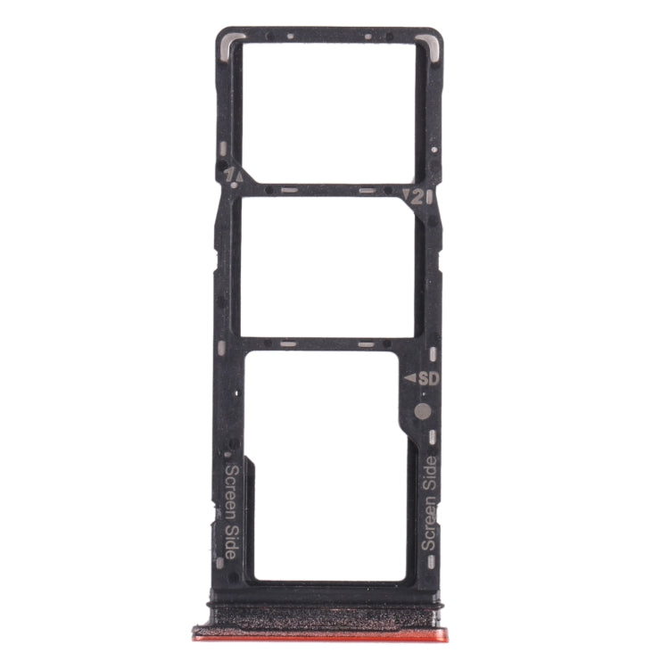 For Tecno Spark 5 Pro KD7 SIM Card Tray + SIM Card Tray + Micro SD Card Tray, For Tecno Spark 5 Pro, For Tecno Spark 5 Pro (Orange), For Tecno Spark 5 Pro (Green)