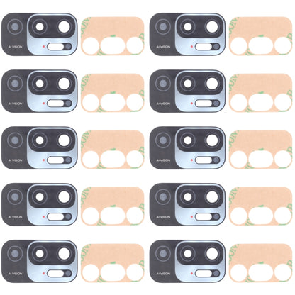 10 PCS Back Camera Lens for Xiaomi Redmi Note 10 5G / Redmi Note 10T 5G M2103K19G M2103K19C, For Xiaomi Redmi Note 10 5G