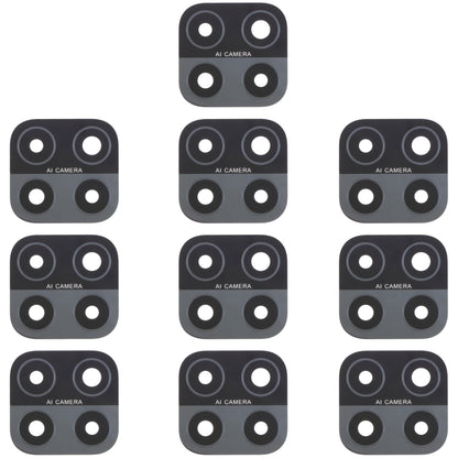 For OPPO A15 / A15s / A35 CPH2185 CPH2179 PEHM00 10pcs Back Camera Lens, For OPPO A15 / A15s