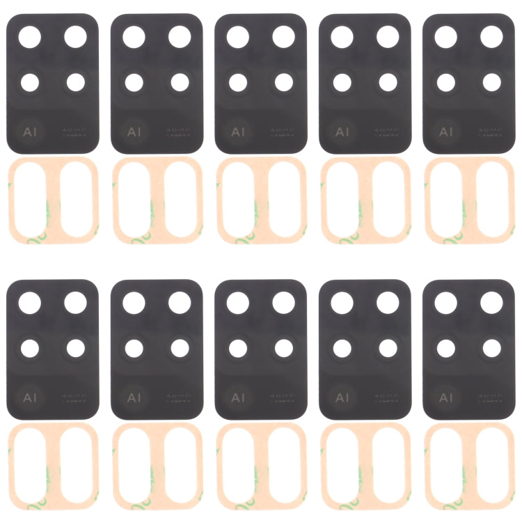 For OPPO Reno5 F CPH2217 10pcs Back Camera Lens, For OPPO Reno5 F