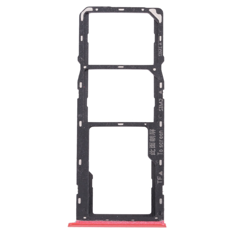 For OPPO Realme C12 RMX2189  SIM Card Tray + SIM Card Tray + Micro SD Card Tray, For OPPO Realme C12