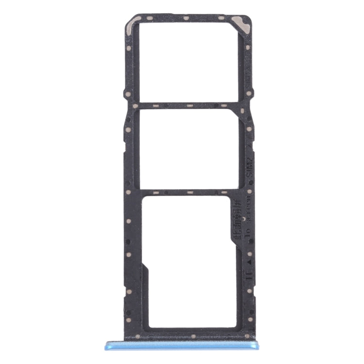 For OPPO Realme C21 / Realme C21Y RMX3201,RMX3261  SIM Card Tray + SIM Card Tray + Micro SD Card Tray, For OPPO Realme C21