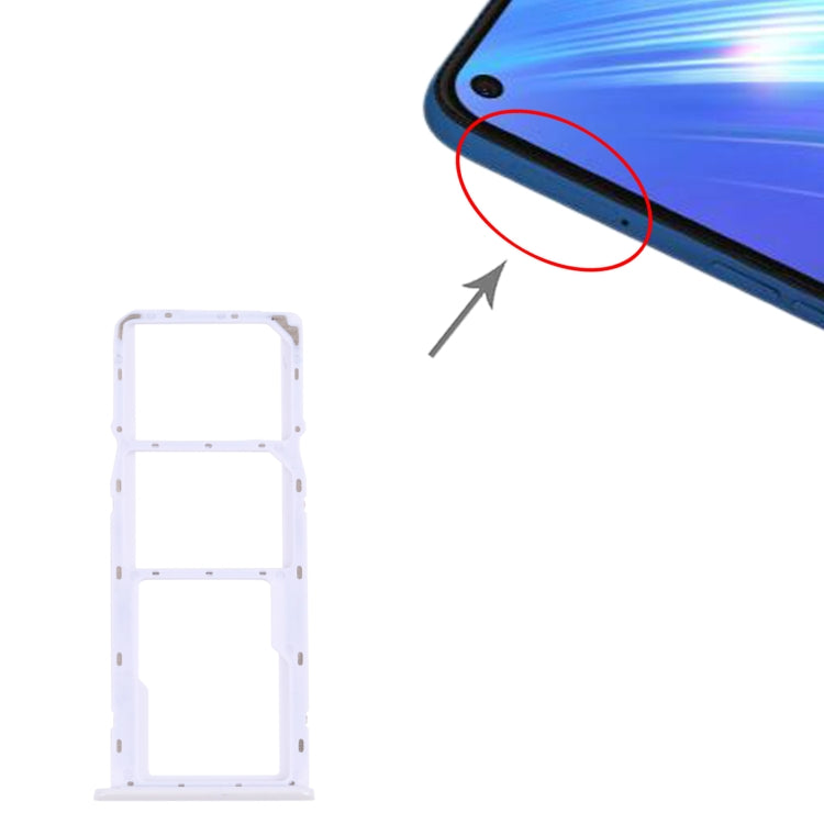 For OPPO Realme 6  SIM Card Tray + SIM Card Tray + Micro SD Card Tray, For OPPO Realme 6