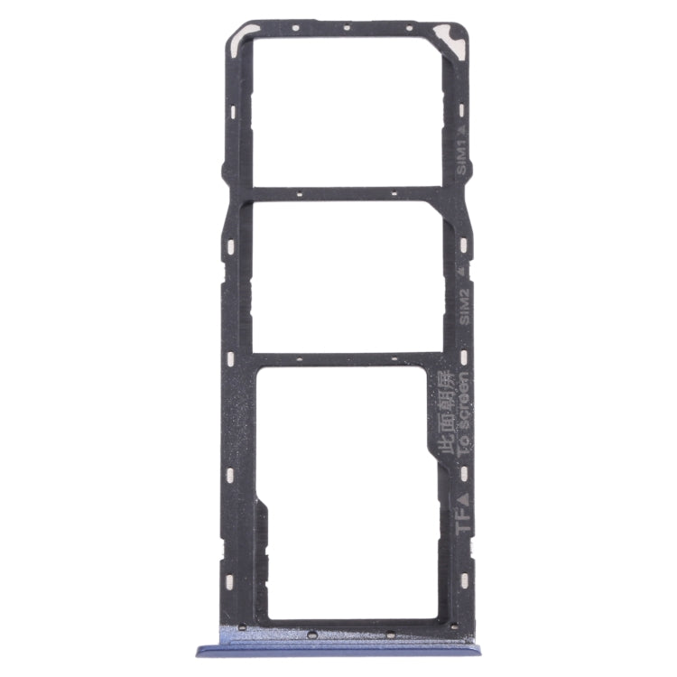 For OPPO Realme C15 RMX2180  SIM Card Tray + SIM Card Tray + Micro SD Card Tray, For OPPO Realme C15