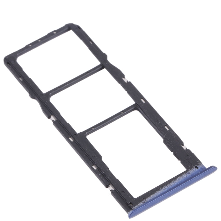 For OPPO Realme C15 RMX2180  SIM Card Tray + SIM Card Tray + Micro SD Card Tray, For OPPO Realme C15