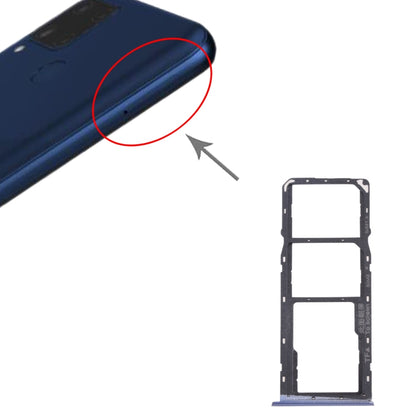 For OPPO Realme C15 RMX2180  SIM Card Tray + SIM Card Tray + Micro SD Card Tray, For OPPO Realme C15