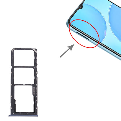 For OPPO A15s CPH2179  SIM Card Tray + SIM Card Tray + Micro SD Card Tray, For OPPO A15s