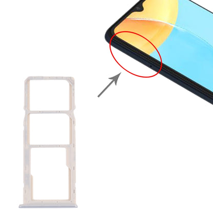 For OPPO A35 CPH2179  SIM Card Tray + SIM Card Tray + Micro SD Card Tray, For OPPO A35