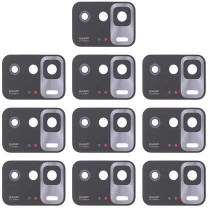 10 PCS Back Camera Lens for Xiaomi Redmi Note 10 Pro 5G / Poco X3 GT, For Xiaomi Redmi Note 10 Pro 5G / Poco X3 GT