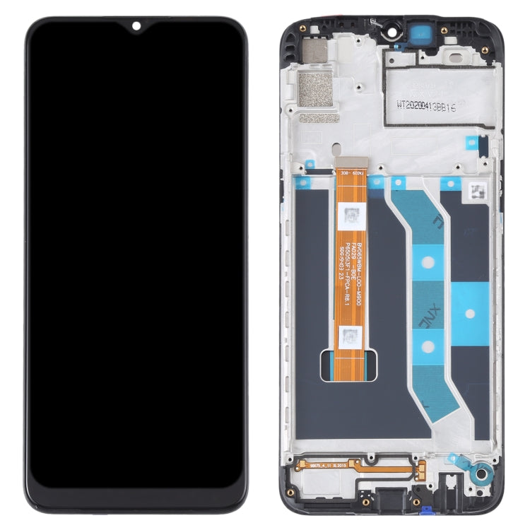 LCD Screen and Digitizer Full Assembly With Frame for OPPO Realme Narzo 10 / Realme 6i RMX2040, For OPPO Realme 6i