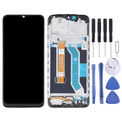 LCD Screen and Digitizer Full Assembly With Frame for OPPO Realme C3 / C3i RMX2027 RMX2020 RMX2021, For OPPO Realme C3 / C3i