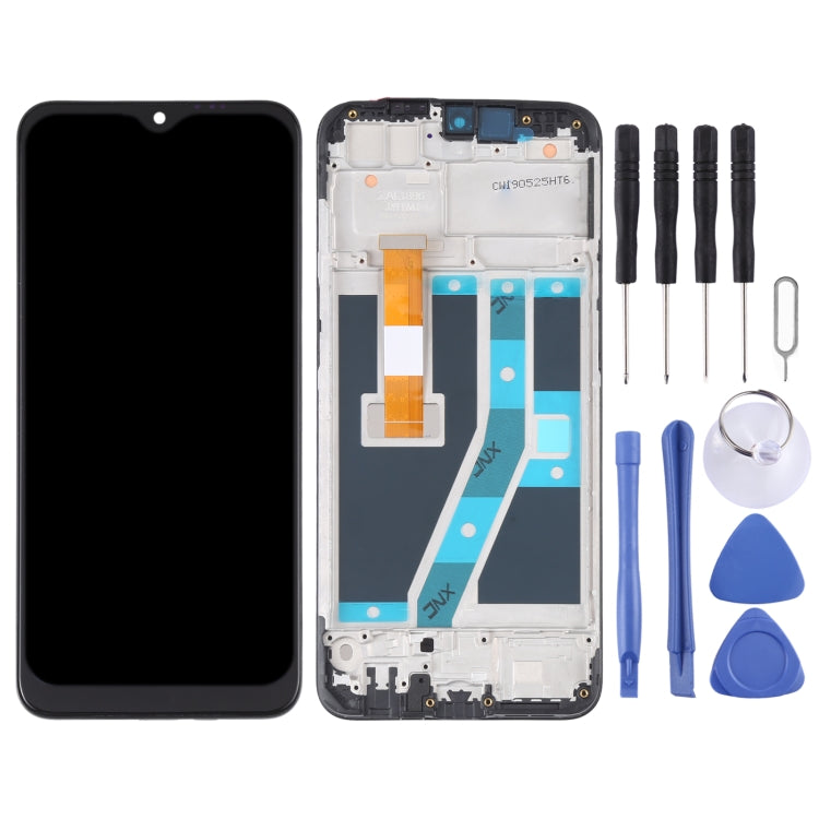 LCD Screen and Digitizer Full Assembly With Frame for OPPO Realme C2 / A1k, For OPPO Realme C2 / A1k