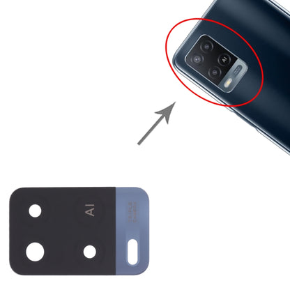 For OPPO A54 4G 10 PCS Back Camera Lens, For OPPO A54 4G(Black), For OPPO A54 4G(Blue)