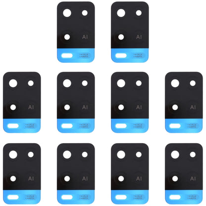 For OPPO A54 4G 10 PCS Back Camera Lens, For OPPO A54 4G(Black), For OPPO A54 4G(Blue)