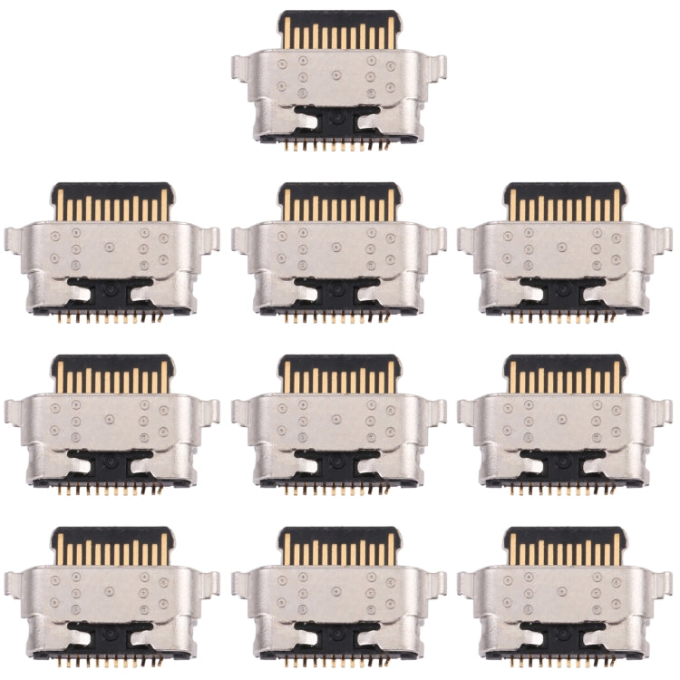 10 PCS Charging Port Connector for Motorola Moto G8 XT2045-1, For Motorola Moto G8