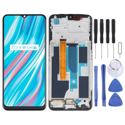 Original LCD Screen and Digitizer Full Assembly With Frame for OPPO A55 5G / Realme V11 5G PEMM00 PEMM20 PEMT00 PEMT20, For OPPO A55 5G