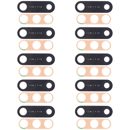 For Infinix Hot 7 X624B, X624, X652A 10pcs Back Camera Lens, For Infinix Hot 7