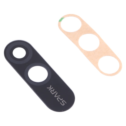 For Tecno Spark 4 Lite KC8S 10pcs Back Camera Lens, For Tecno Spark 4 Lite