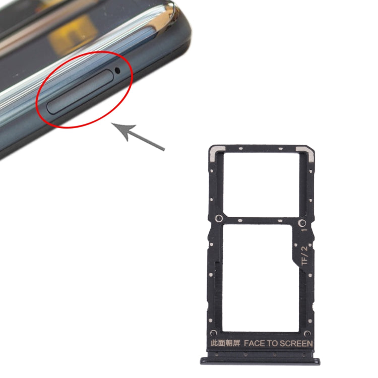 SIM Card Tray + SIM Card Tray / Micro SD Card Tray for Xiaomi Poco X3 GT 21061110AG, For Xiaomi Poco X3 GT