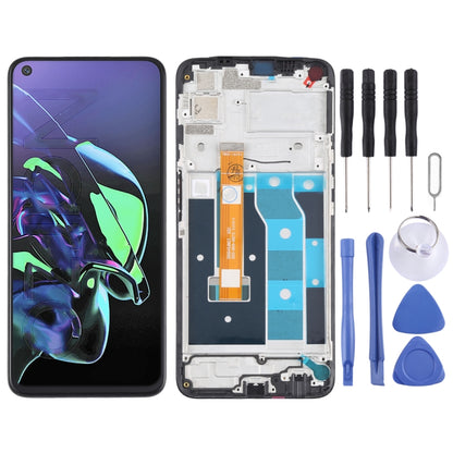 LCD Screen and Digitizer Full Assembly with Frame for OPPO Realme Narzo, For OPPO Realme Narzo
