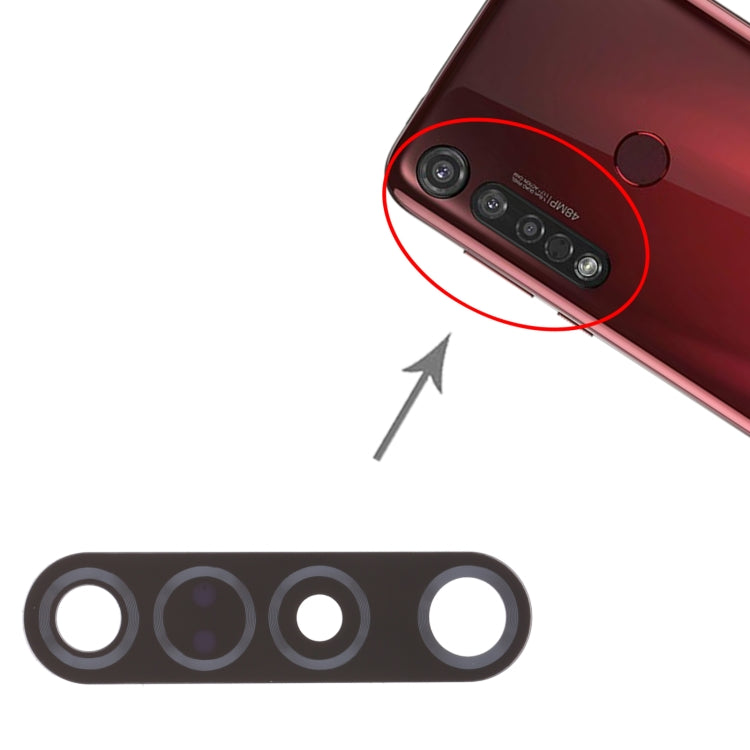 10 PCS Back Camera Lens for Motorola Moto G8 Plus, For Motorola Moto G8 Plus