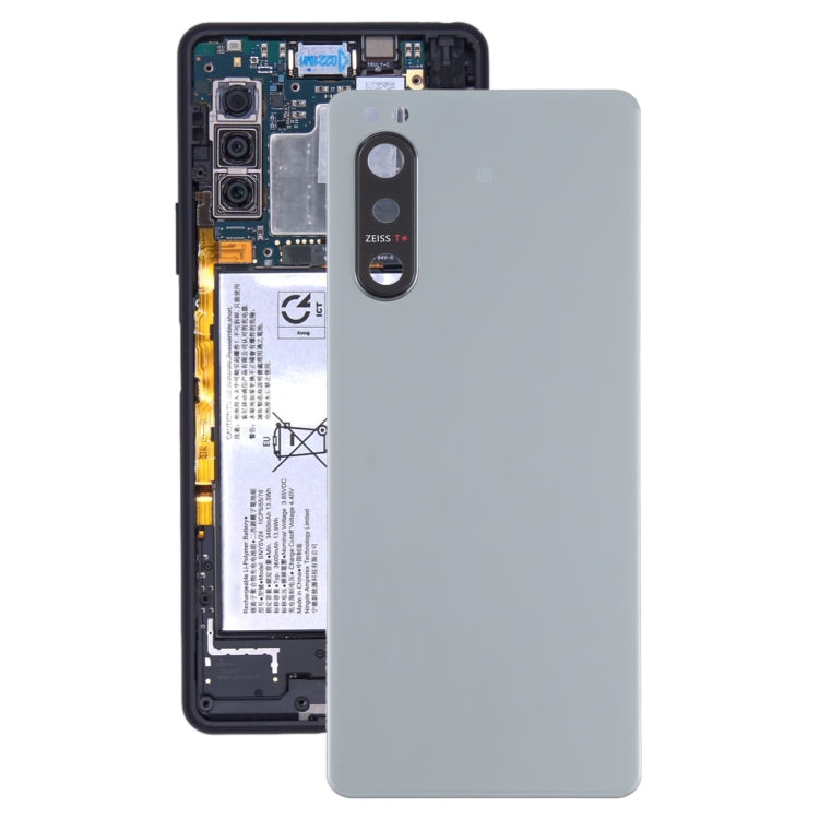 Battery Back Cover with Camera Lens Frame for Sony Xperia 5 II, For Sony Xperia 5 II