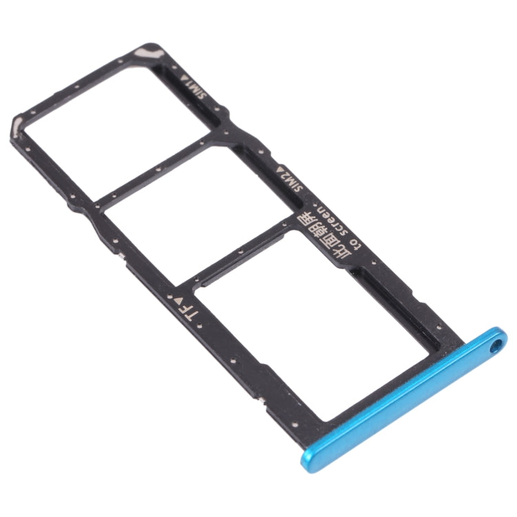 SIM Card Tray + SIM Card Tray + Micro SD Card Tray for Honor 9A, For Honor 9A