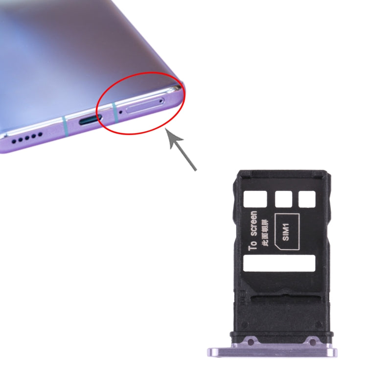 SIM Card Tray + SIM Card Tray for Honor 30 Pro+, For Honor 30 Pro+