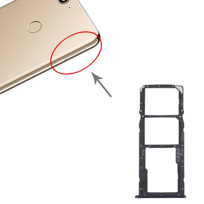 SIM Card Tray + SIM Card Tray + Micro SD Card Tray for Huawei Enjoy 8, For Huawei Enjoy 8